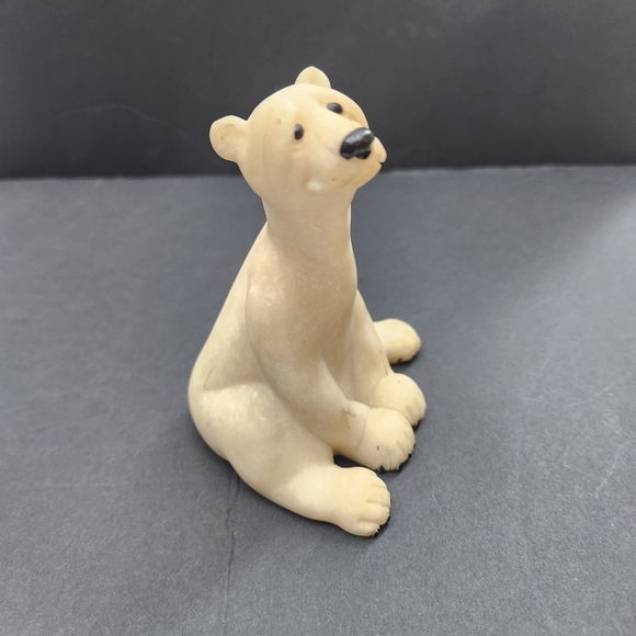 Vintage 1999 Quarry Critters Second Design Adorable  Polar Bear Figurine - Picture 3 of 12